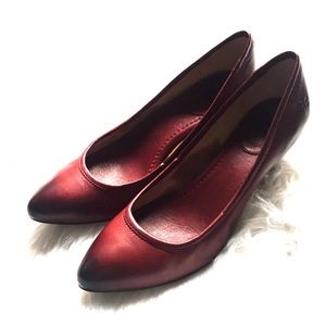 Frye leather heels